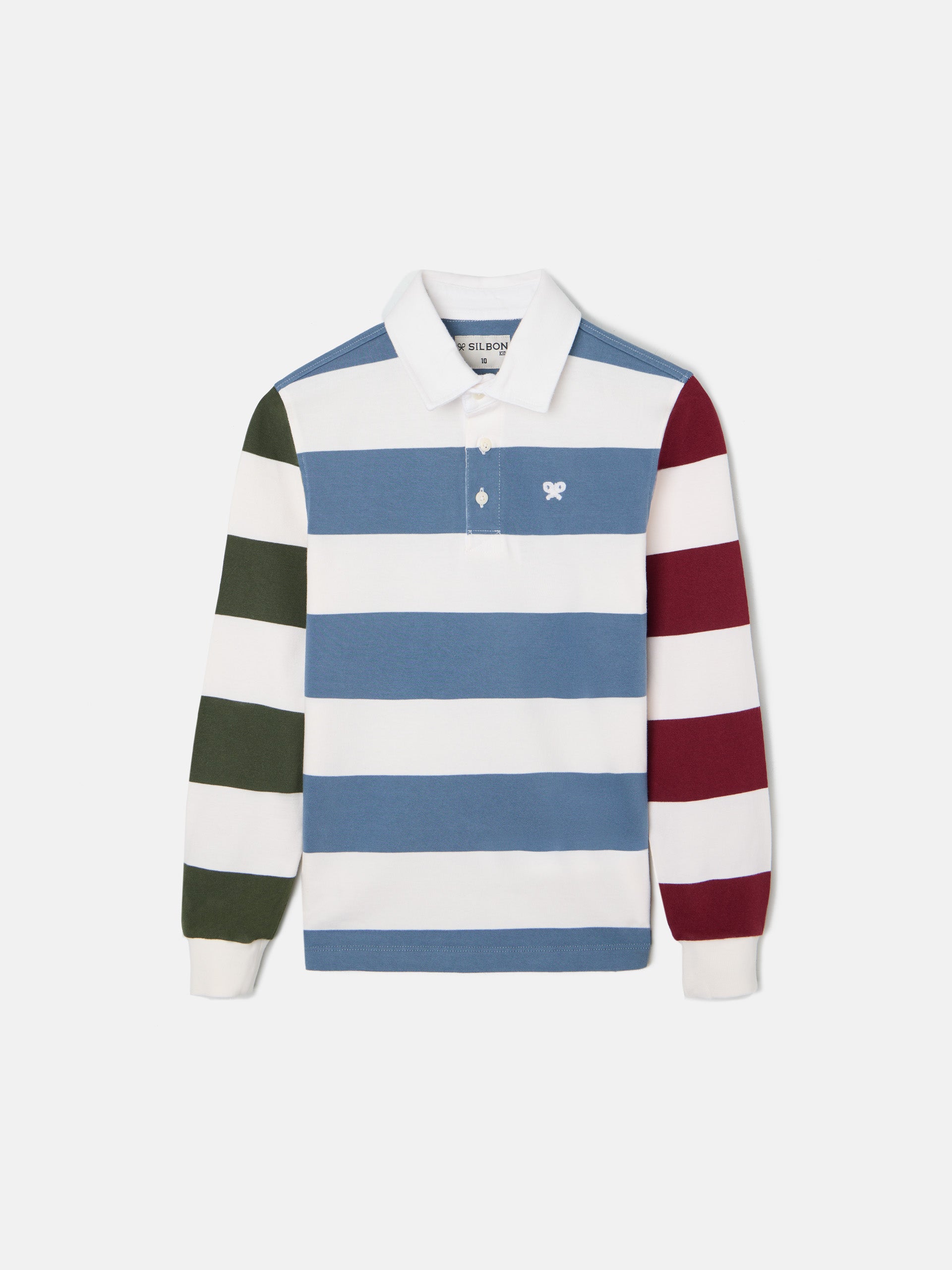 Polo kids clasico raya media multicolor