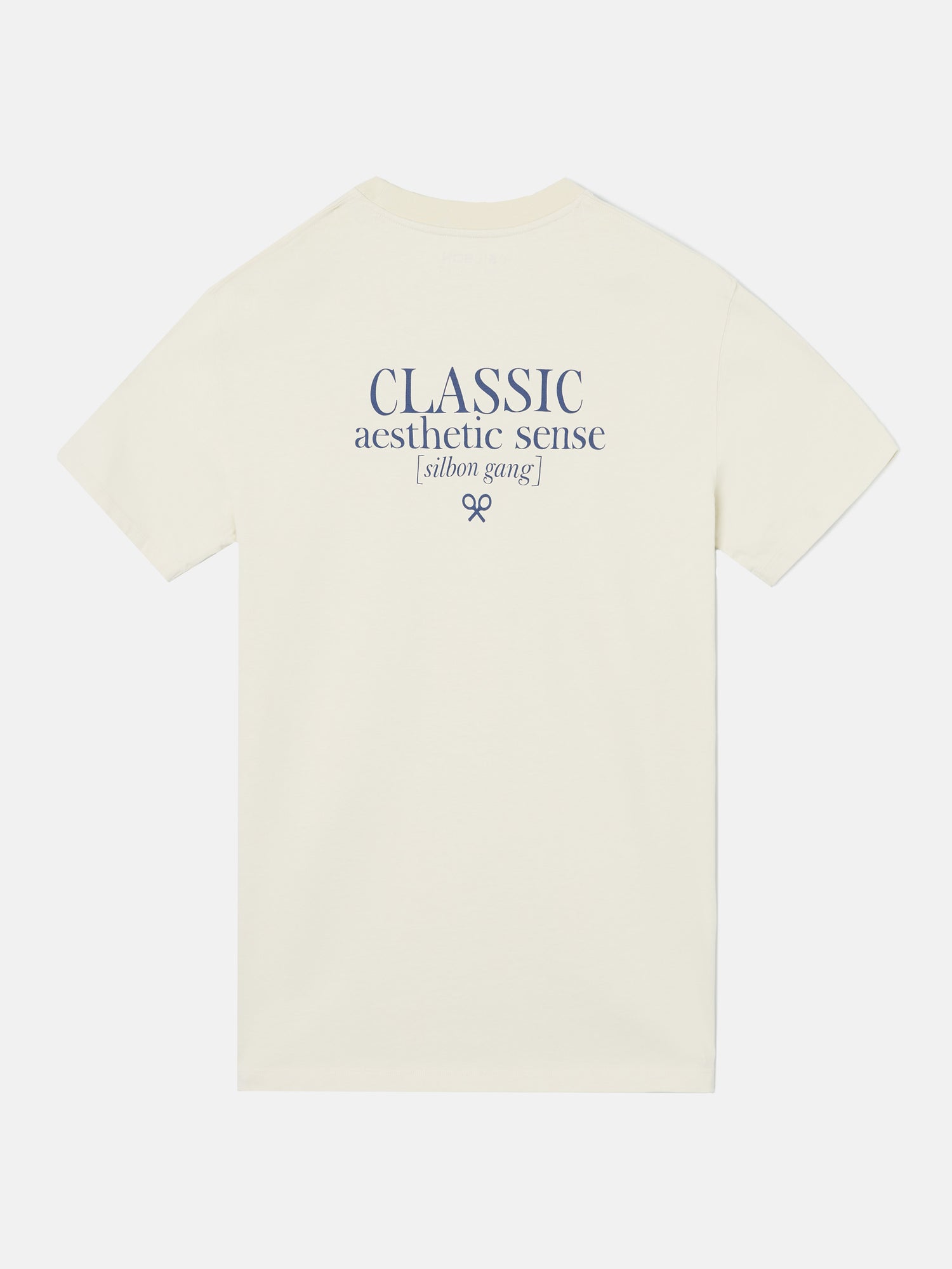 Camiseta special fit aesthetic sense crema