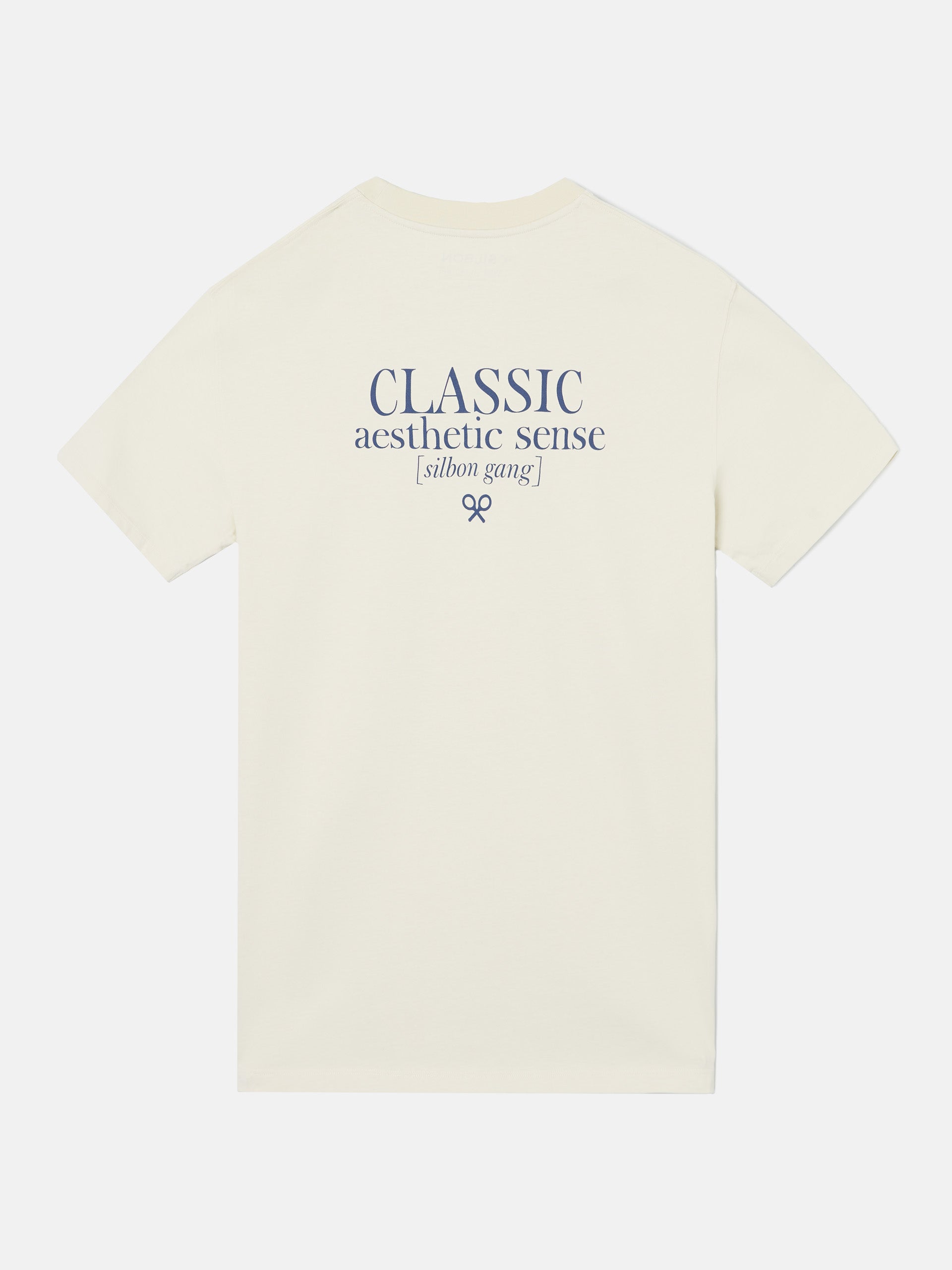 Camiseta special fit aesthetic sense crema