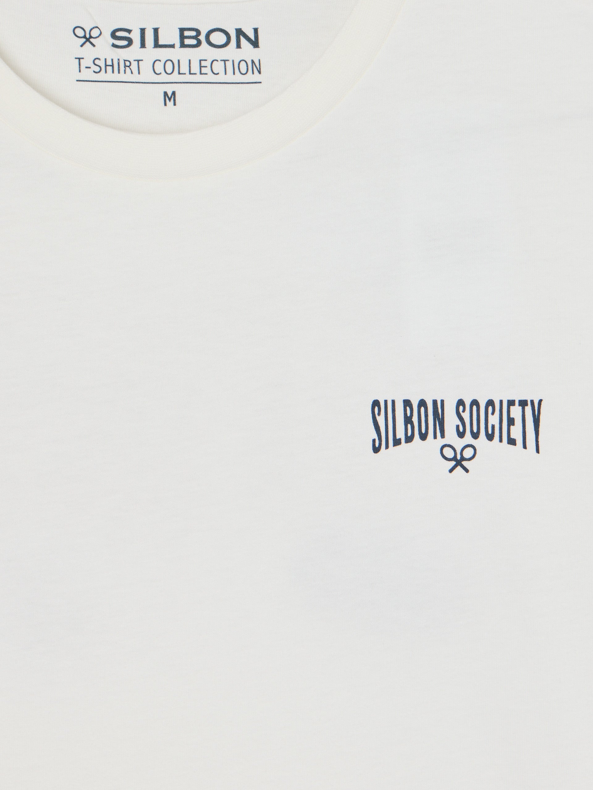 Camiseta silbon society crema