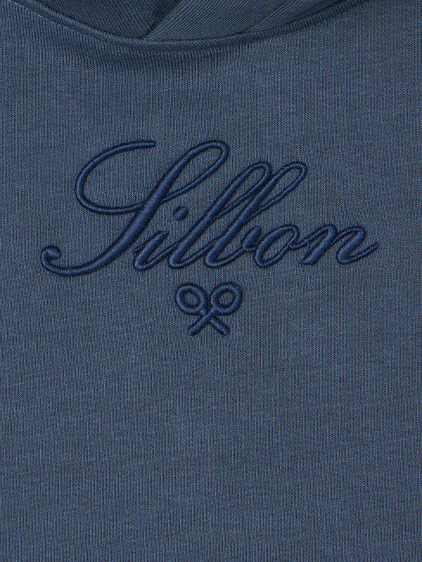 Sudadera silbon hoodie azul marino