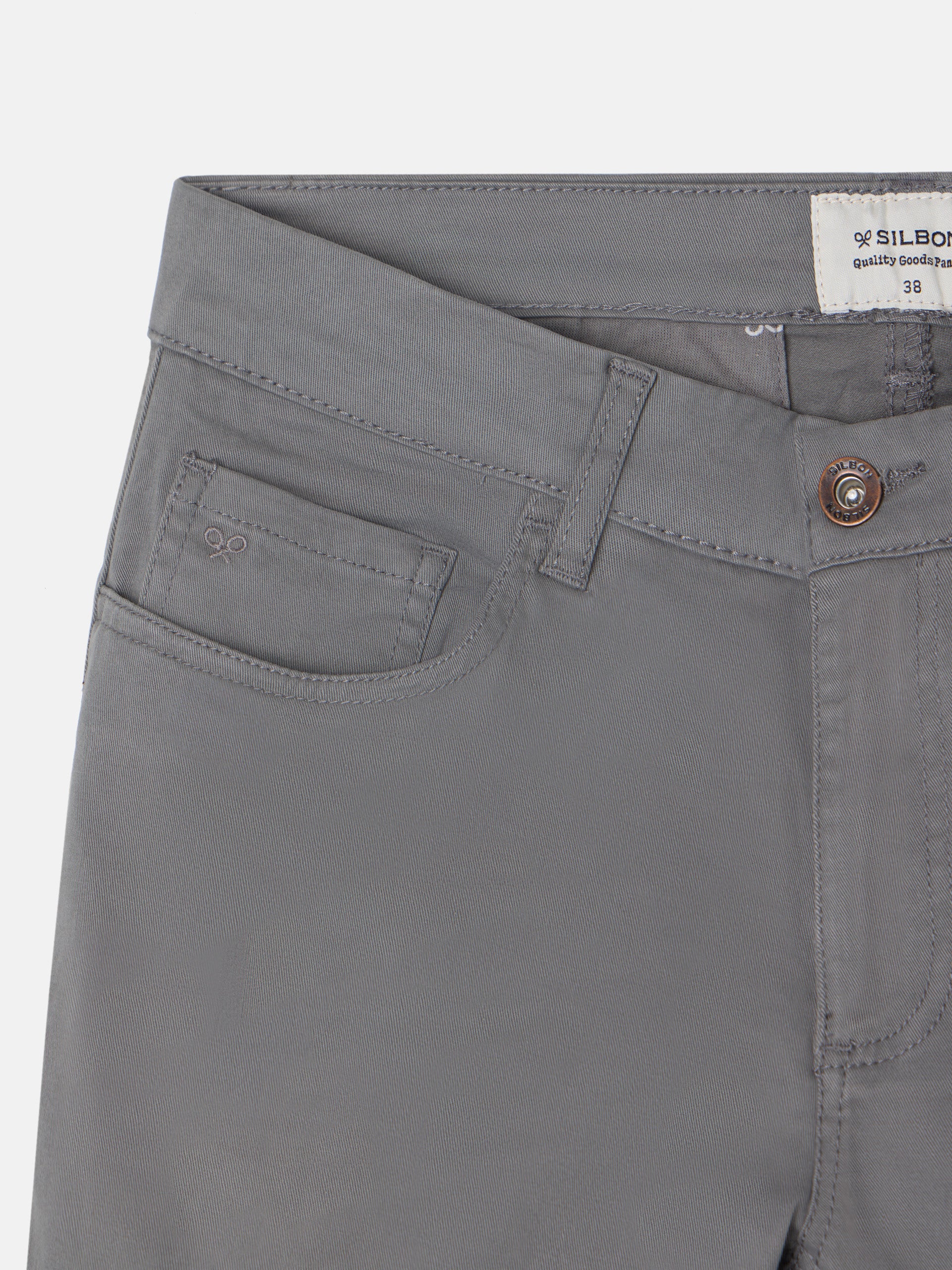 Pantalon sport cargo minimal gris oscuro