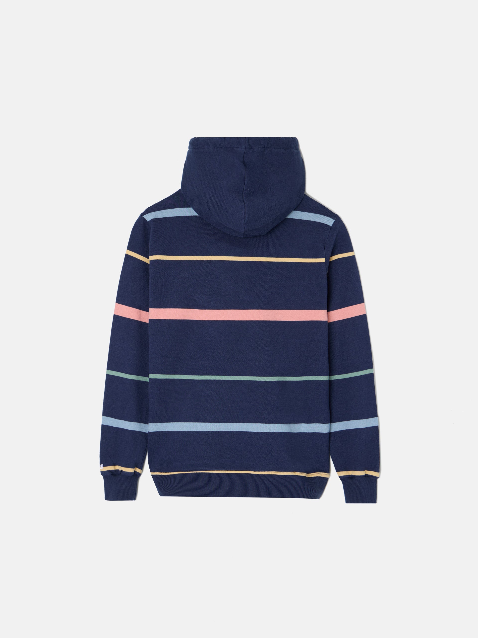 Sudadera kids capucha rayas colores azul marino