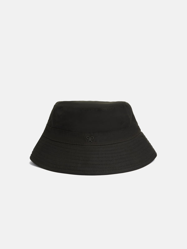 Bucket hat encerado verde