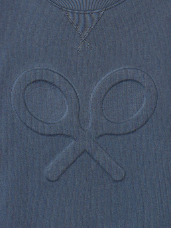 Sudadera logo frontal azul marino