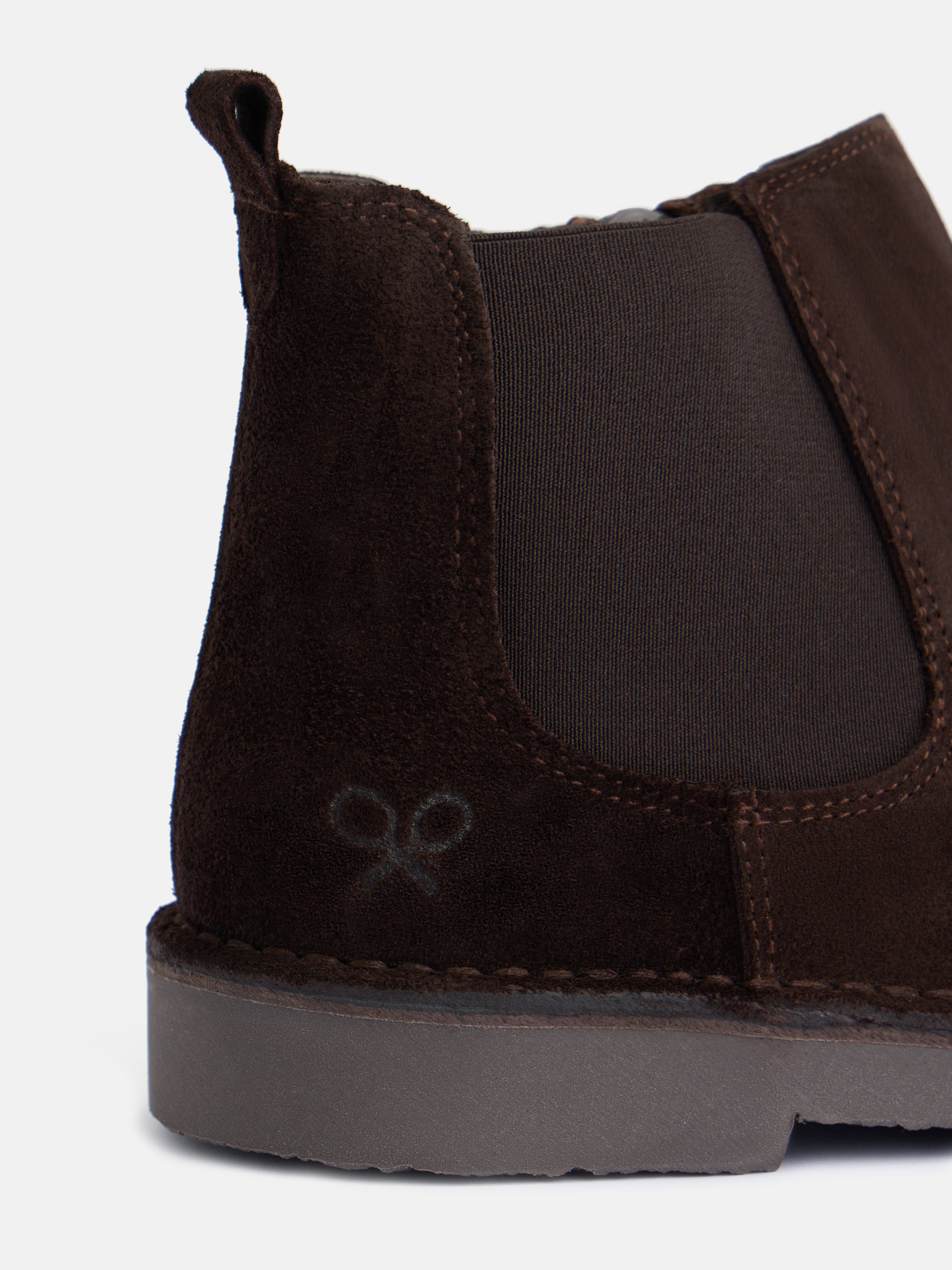 Bota suede kids serraje marron