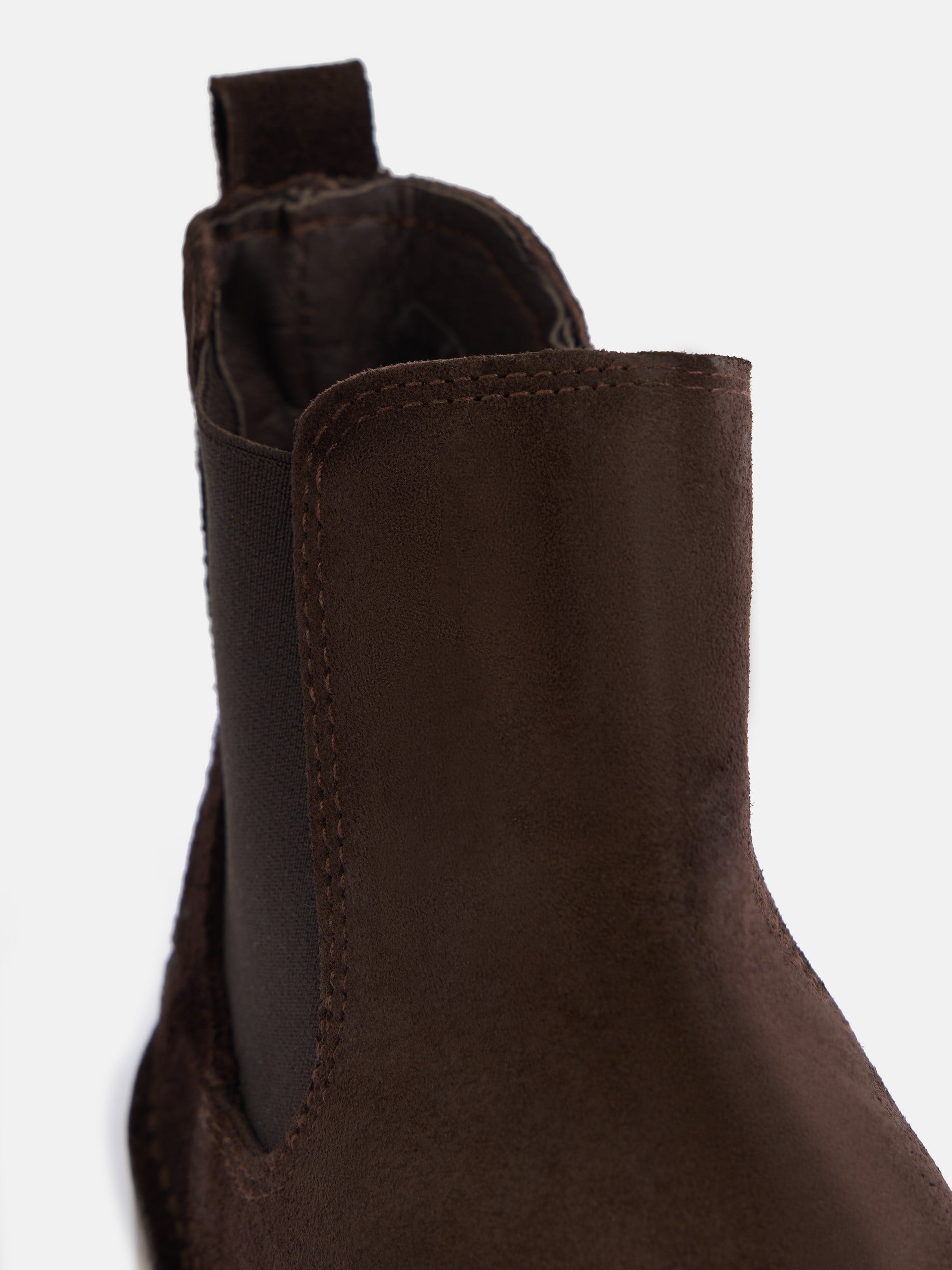 Bota suede kids serraje marron