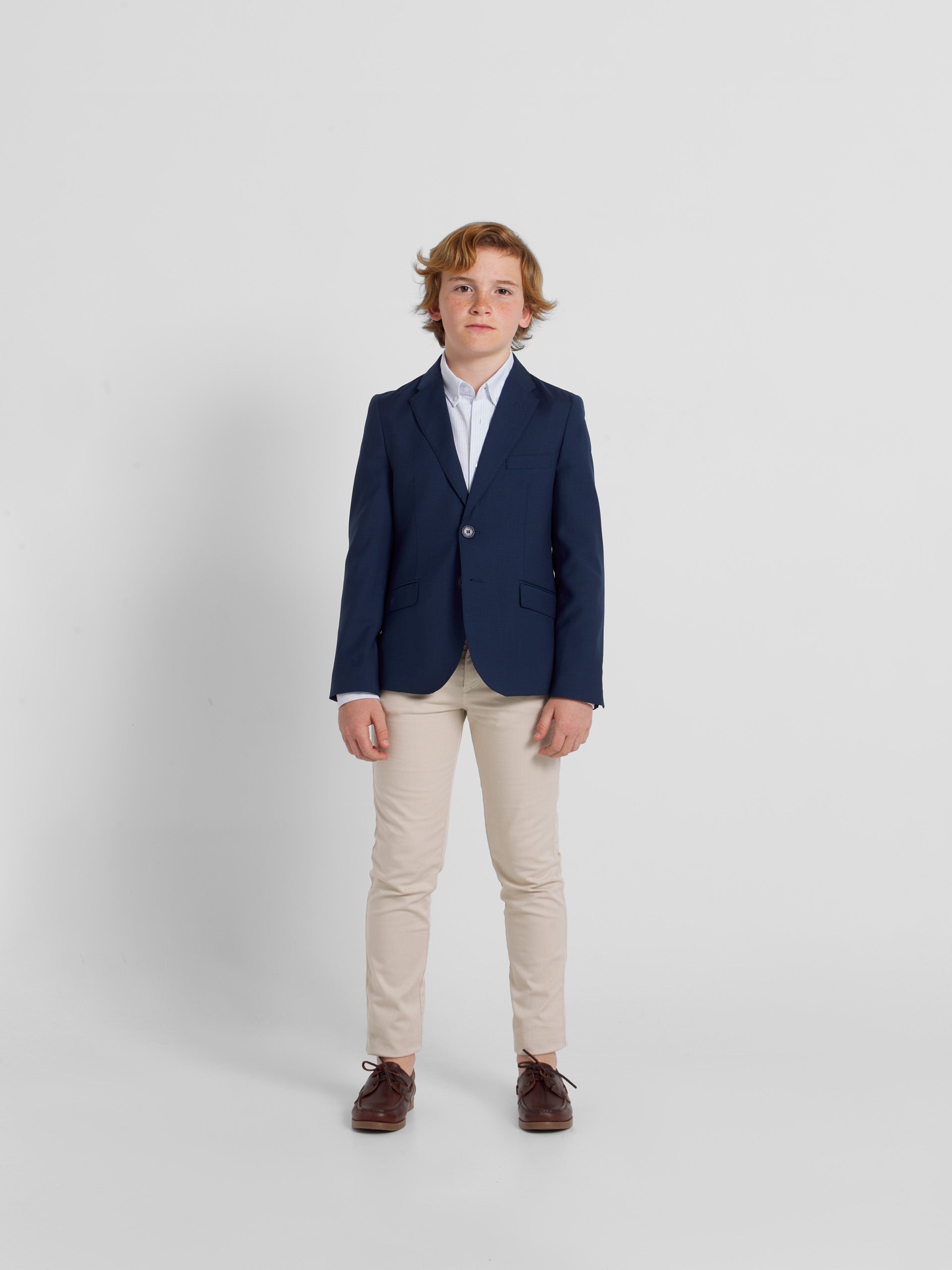 Classic light blue kids jacket